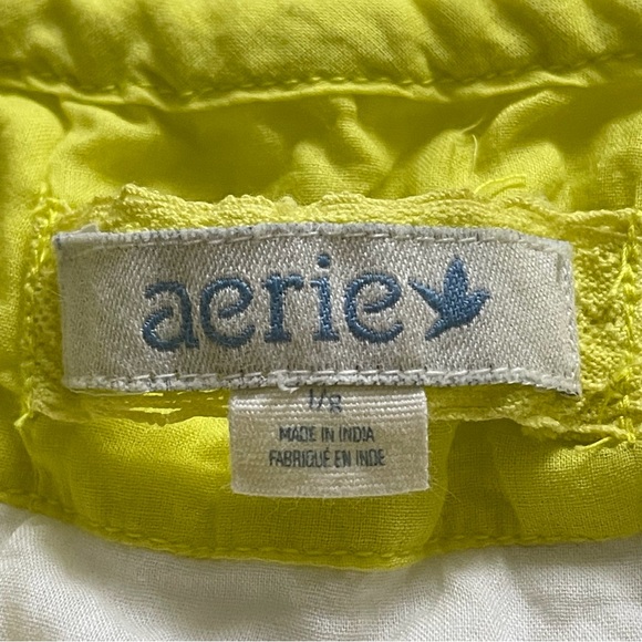 AERIE Dress Shift Summer Sundress Adjustable Straps Embroidered Size L - Picture 14 of 16